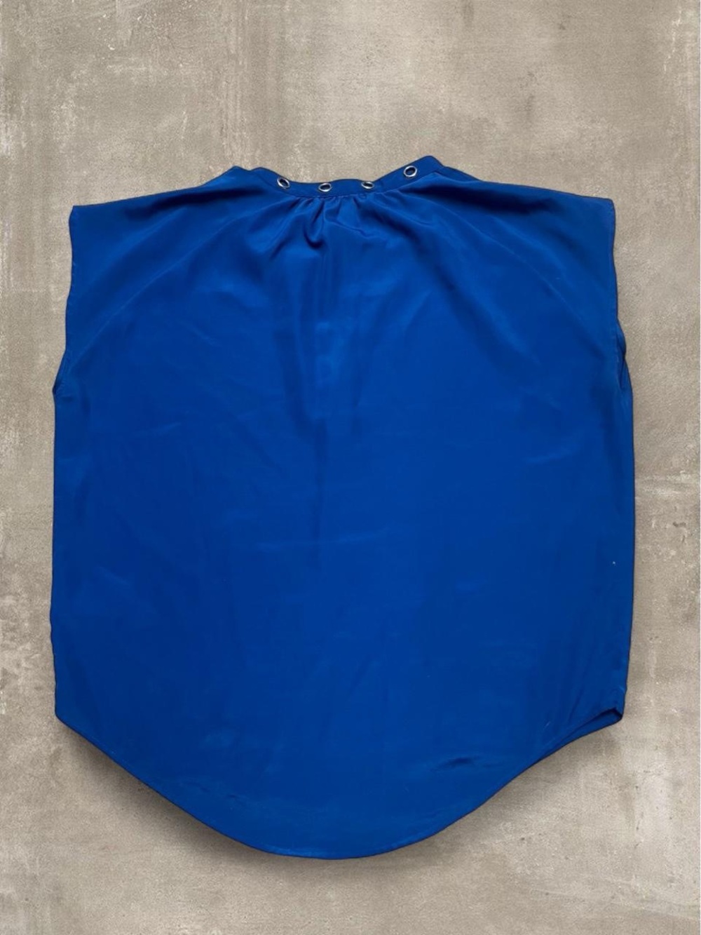 Michael Kors Royal Blue Sleeveless Blouse Top Womens Size Small - Picture 5 of 6